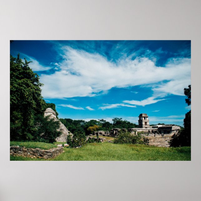 Affiche Ruines Mayas De Palenque (Devant)