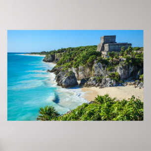 Affiche Ruines mayas de Tulum