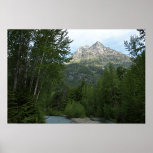 Affiche Ruisseau McDonald au Glacier National Park