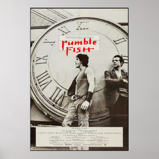 Affiche Rumble Fish 1983