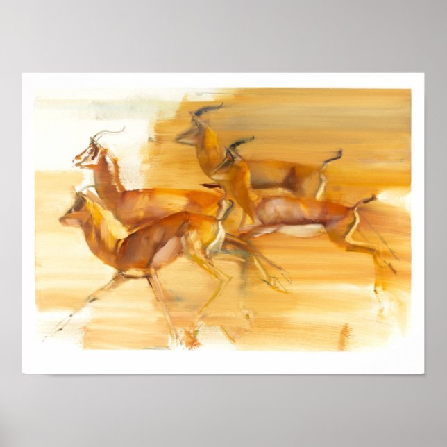 Affiche Running Gazelles 2010 (Devant)