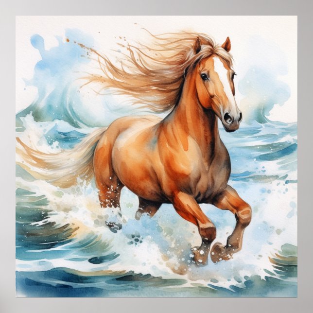 Affiche Running Horse (Devant)