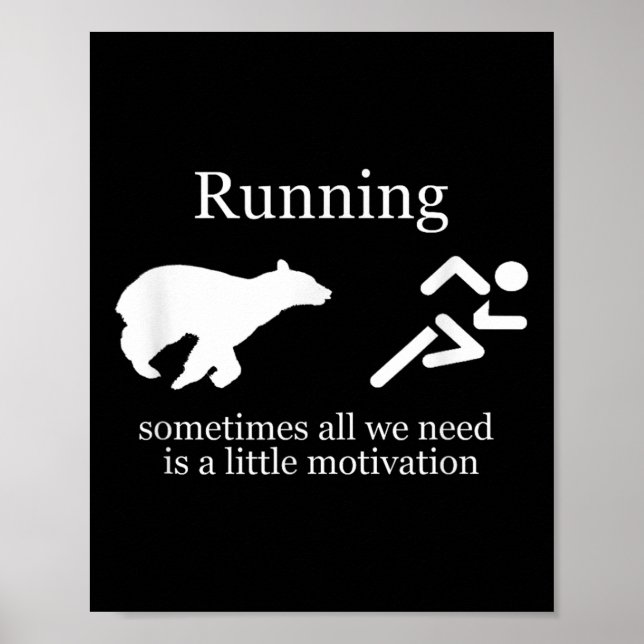 Affiche Running. Motivation  (Devant)