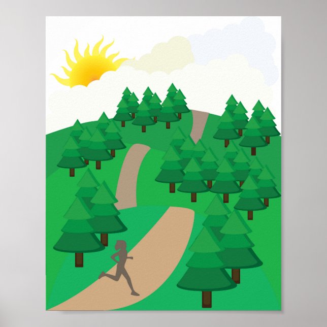 Affiche Running Outdoors (Devant)