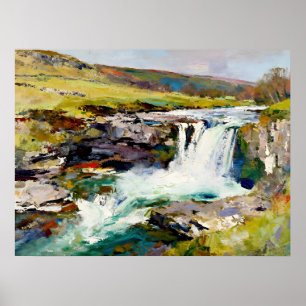 Affiche "Rush of the Dales" - Un paysage du Yorkshire