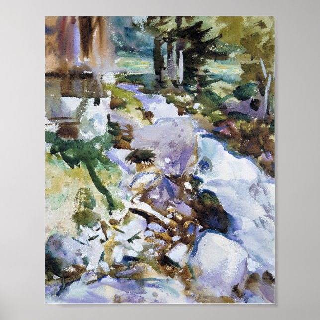 Affiche Rushing Brook (vers 1904-1911) (Devant)