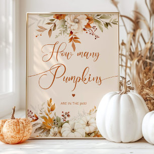 Affiche Russe automne devine combien de baby showers citro