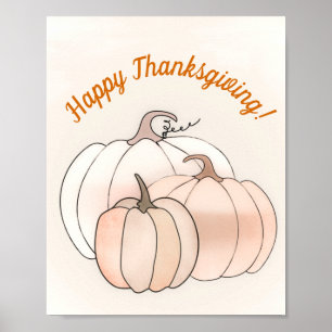 Affiche Russe Citrouille d'automne