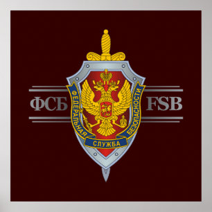 Affiche Russe FSB