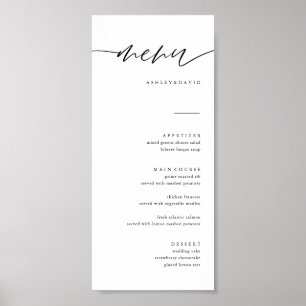 Affiche Russe Menu Mariage Téléchargement numérique
