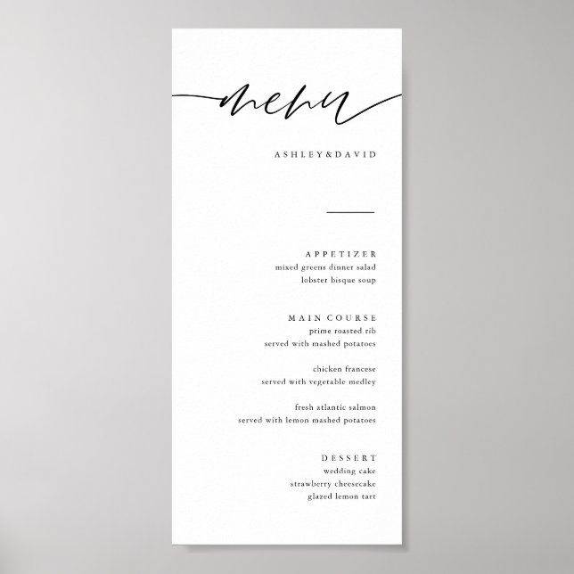 Affiche Russe Menu Mariage Téléchargement numérique (Devant)