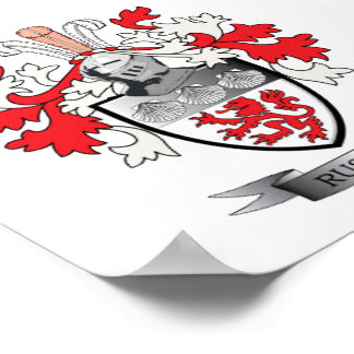 Affiche Russell Coat of Arms