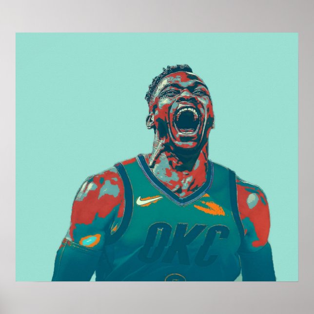 Affiche Russell Westbrook (Devant)