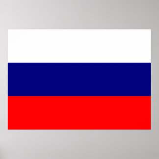 Affiche Russia Flag