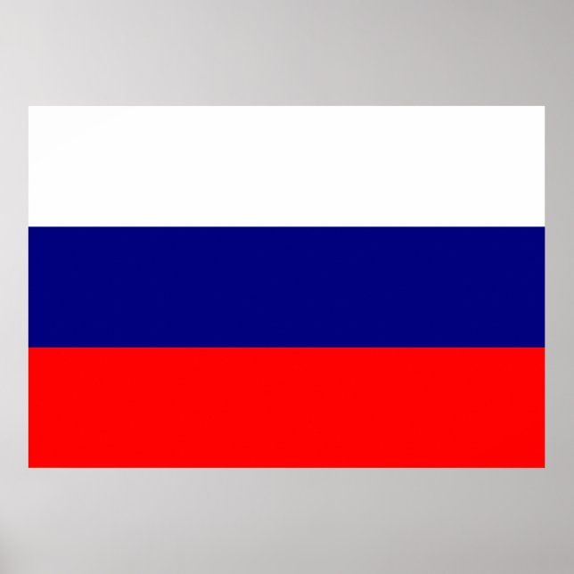 Affiche Russia Flag (Devant)