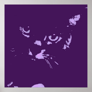 Affiche Russian Blue Pop Art