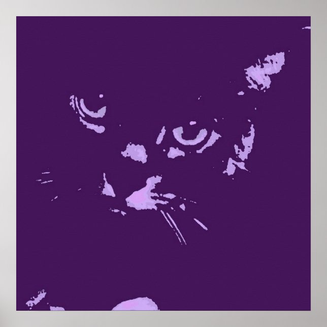 Affiche Russian Blue Pop Art (Devant)