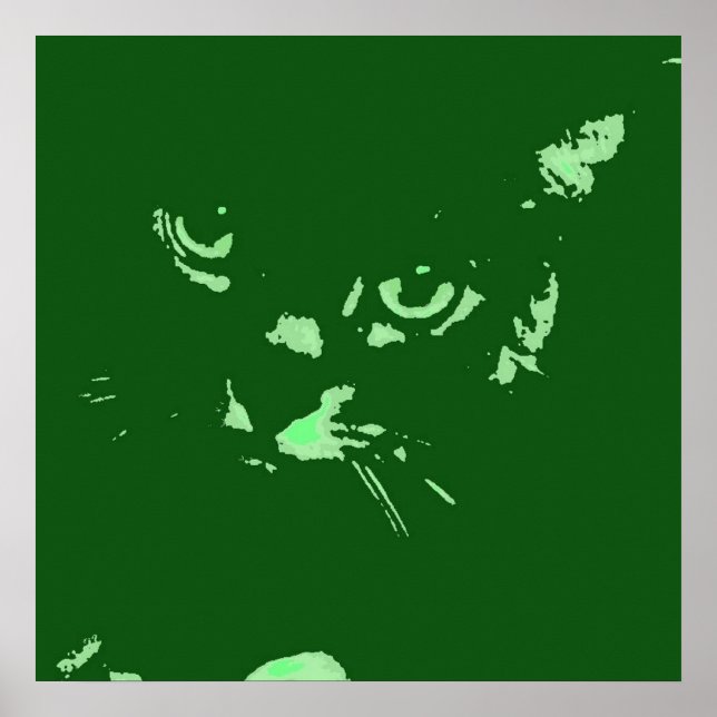 Affiche Russian Blue Pop Art (Devant)