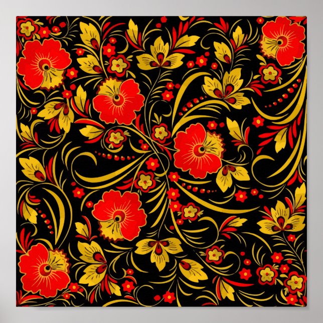 Affiche Russian khokhloma (Devant)