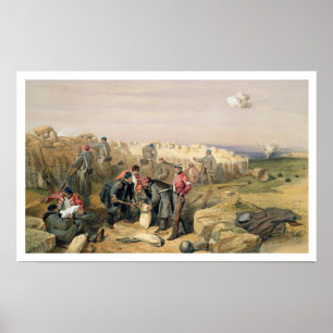 Affiche Russian Rifle Pit (now British), plate from 'The S