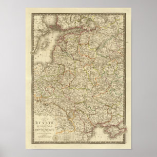 Affiche Russie occidentale, Pologne