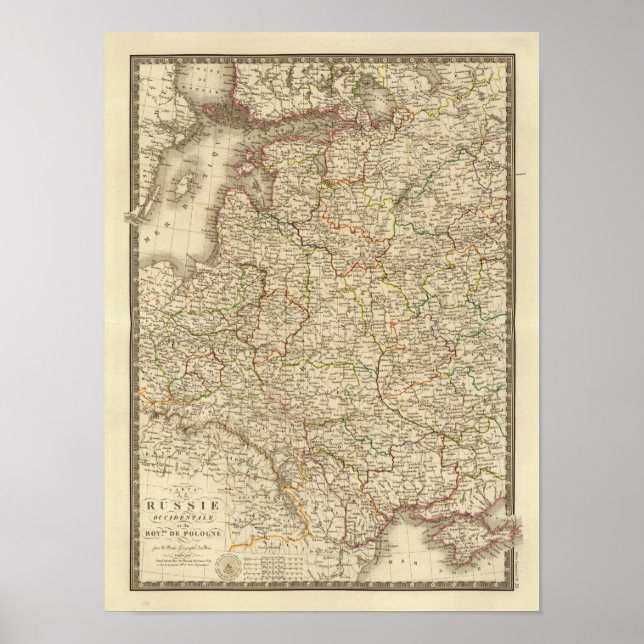 Affiche Russie occidentale, Pologne (Devant)