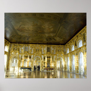 Affiche Russie, Saint-Pétersbourg, Palais de Catherine (au