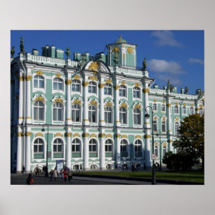 Affiche Russie, Saint-Pétersbourg, Palais d'Hiver, Le 2