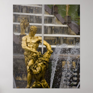 Affiche Russie, Saint-Pétersbourg, Peterhoff (aka 3