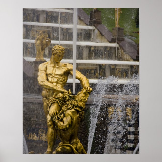 Affiche Russie, Saint-Pétersbourg, Peterhoff (aka 3 (Devant)