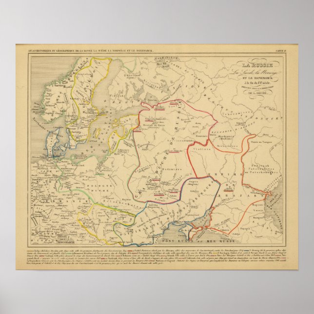 Affiche Russie, Suède, Norvège 2 (Devant)