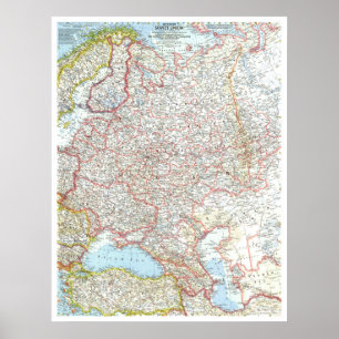 Affiche " Russie (Union soviétique occidentale) : MAP déta