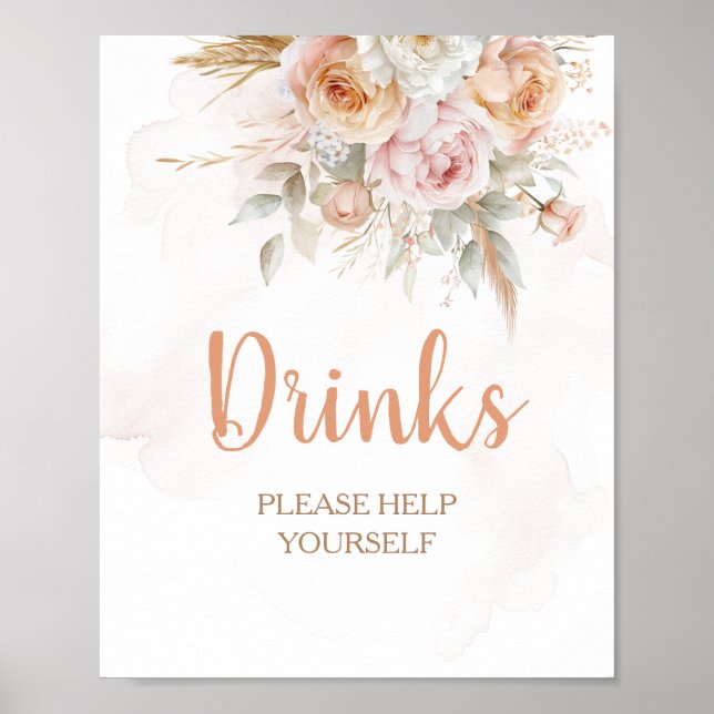 Affiche Rustic Floral n'est-elle pas Onederful Birthday Bo (Devant)