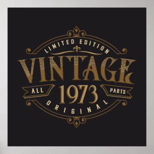 Affiche Rustique vintage 1973