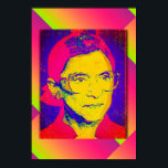 Affiche Ruth Bader Ginsburg 1983, Pop Art Portrait<br><div class="desc">Ce design est une version pop art un peu déprimée de Ruth Bader Ginsburg, célèbre RBG. Ce design est un grand cadeau pour les amateurs d'histoire et les fans de Ruth Bader Ginsburg. Conçu pour tous ceux qui recherchent un cadeau étudiant en droit ou un cadeau pour les avocats. Vous...</div>