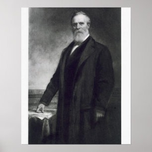 Affiche Rutherford Birchard Hayes, 19ème président du uni