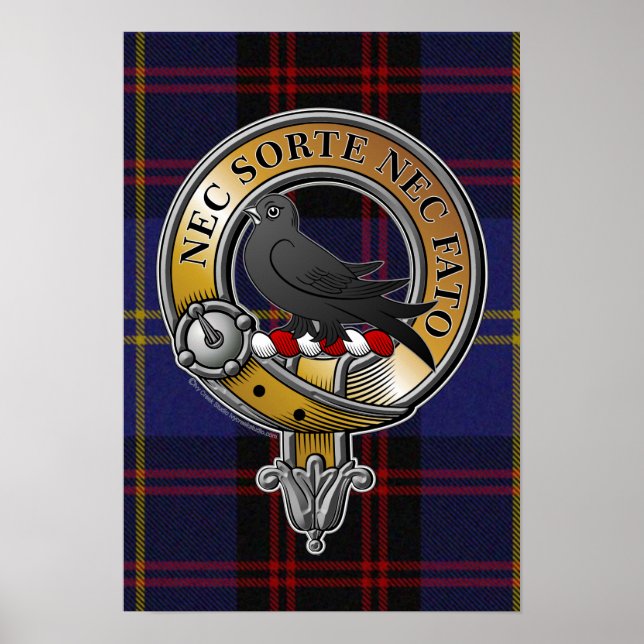 Affiche Rutherford Tartan & Badge (Devant)