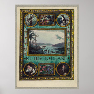 Affiche Ruthven Deane, Mme Frank S. Hatch Bookplate Birds