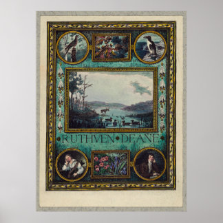 Affiche Ruthven Deane, Mme Frank S. Hatch Bookplate Birds