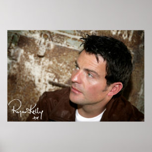 Affiche Ryan Kelly Music - Poster- Veste en cuir-"Signé"