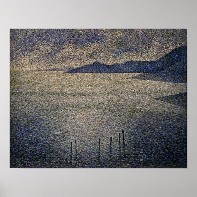 Affiche Rysselberghe - Coastal Scene 1892 (Devant)