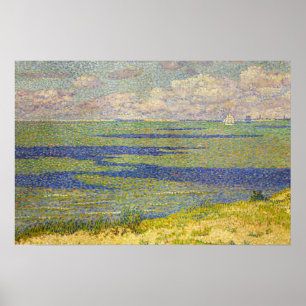 Affiche Rysselberghe - Dunes de Cadzand 1893