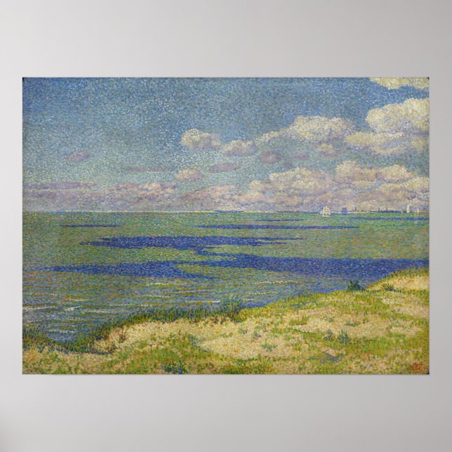 Affiche Rysselberghe - Dunes Of Cadzand 1893 (Devant)