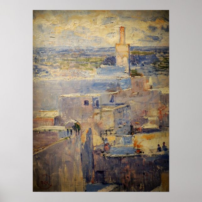 Affiche Rysselberghe - Étude au Maroc (Devant)