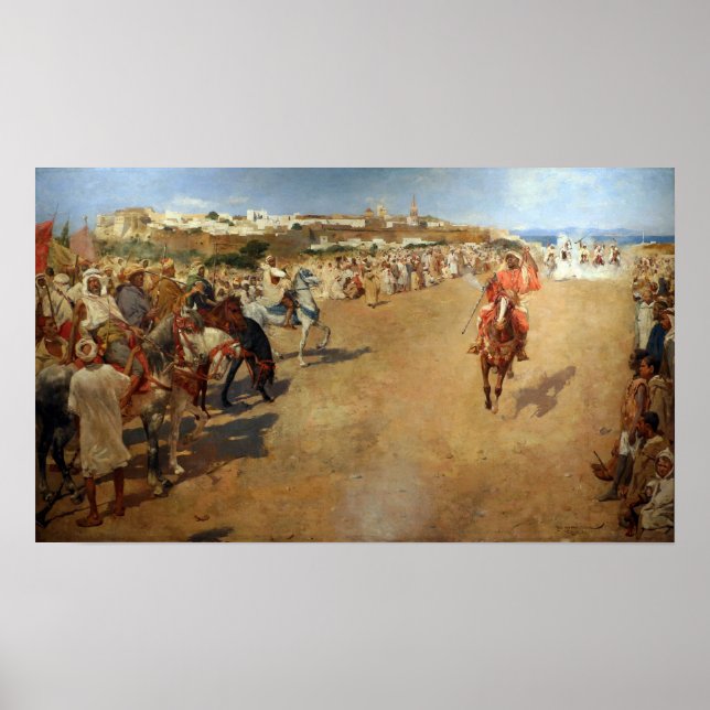 Affiche Rysselberghe - Imaginaire arabe 1884 (Devant)