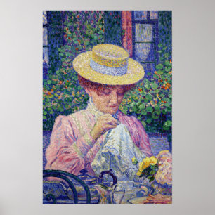 Affiche Rysselberghe - In The Garden 1903