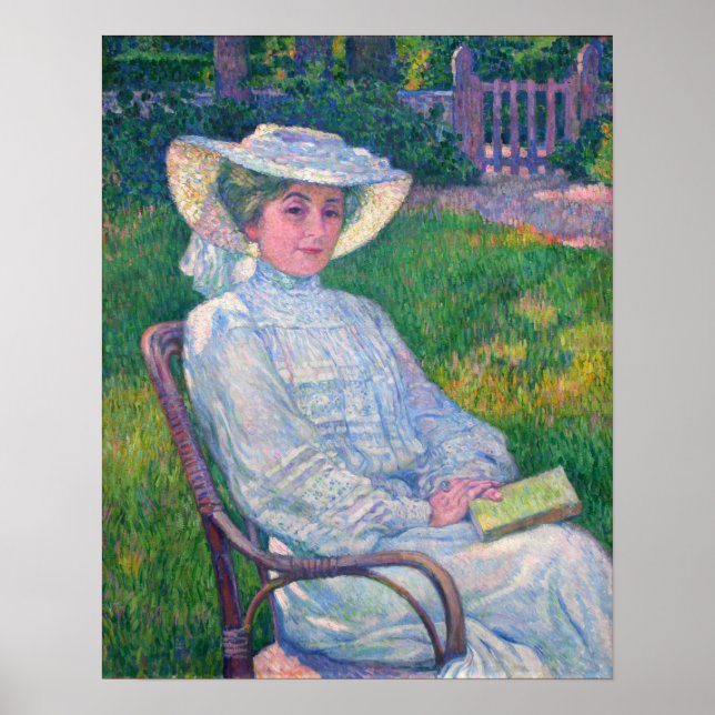 Affiche Rysselberghe - La Dame En Blanc (Devant)