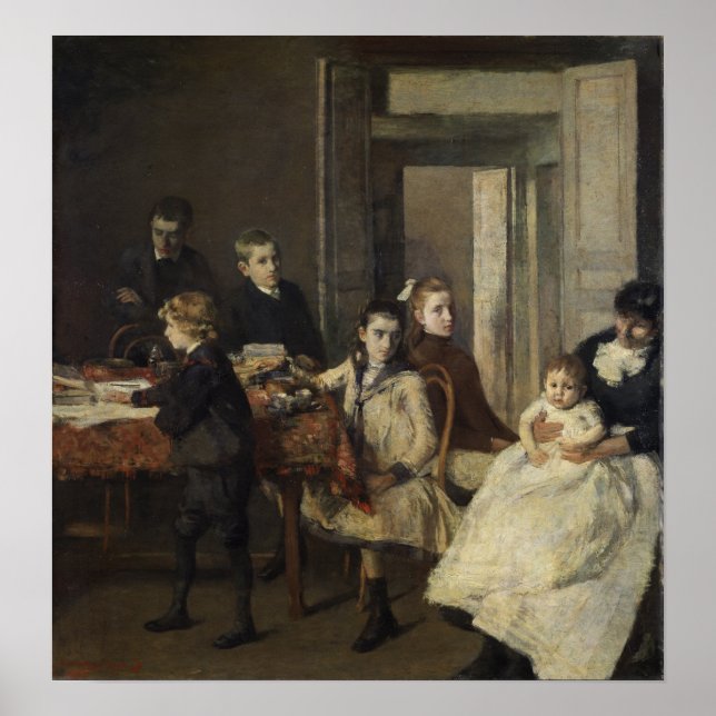 Affiche Rysselberghe - Les enfants 1885 (Devant)