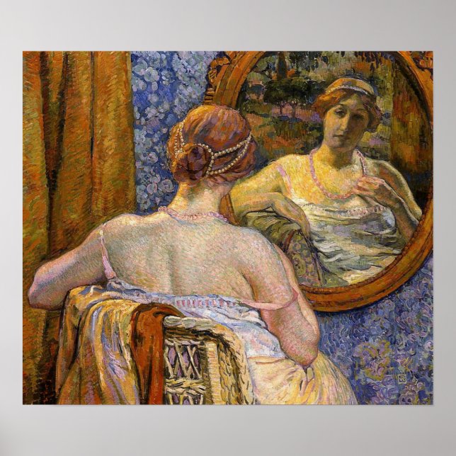 Affiche Rysselberghe - Woman At A Mirror 1907 (Devant)