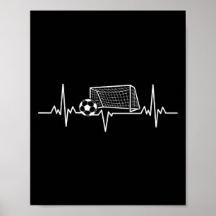 Affiche Rythme Cardiaque Footll Amoureux Ll, Fréquence Net